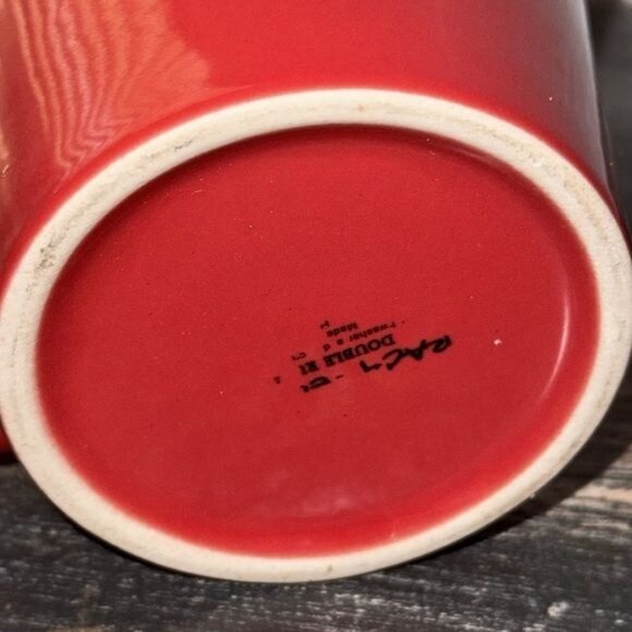 Red Ceramic Coffee Mug By Rachael Ray 12 Oz - Picture 3 of 6